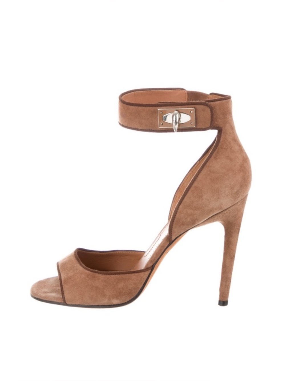 Givenchy Shark lock suede heels